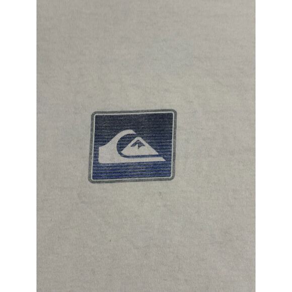 Vintage 90s Quiksilver Double Sided Center Logo Shirt Y2K Surfwear - Men’s XL - Picture 6 of 10